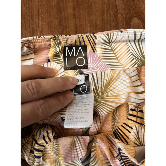 Malo Republic Running Short Women’s Run The World Short Golden Hour XS Palm Leaf - Picture 4 of 8
